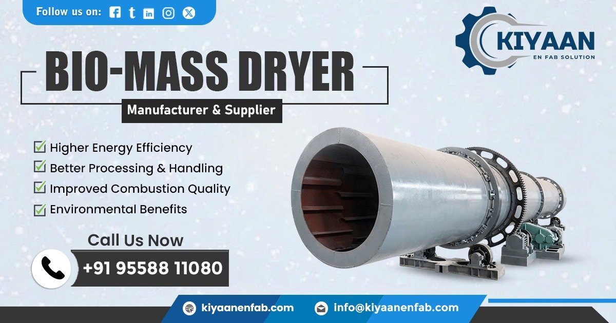 Bio-Mass Dryer Manufacturer in Uttar Pradesh