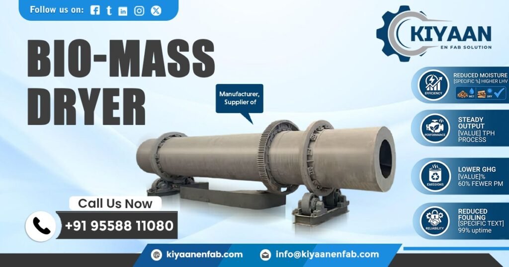 Biomass Dryer Manufacturer in Haryana