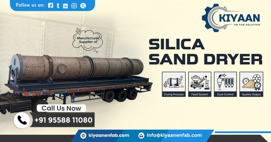 Silica Sand Dryer in Rajasthan