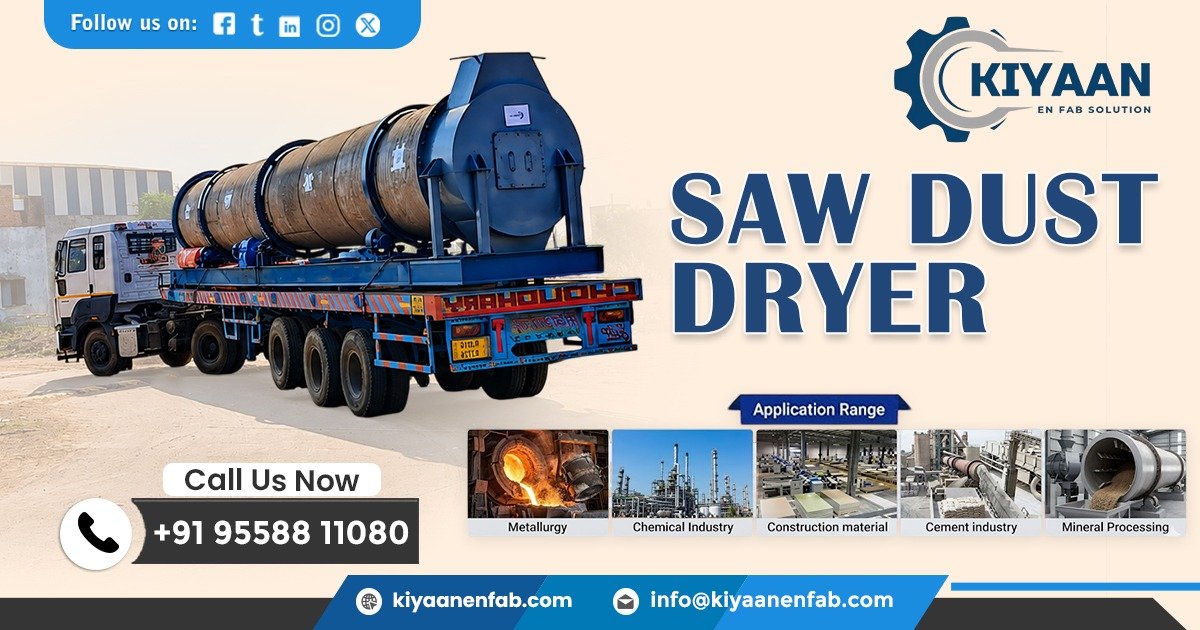 Sawdust Dryer Machine in Rajasthan