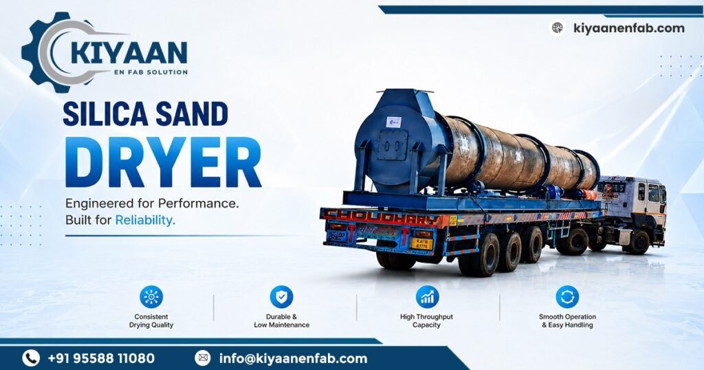 Silica Sand Dryer in India