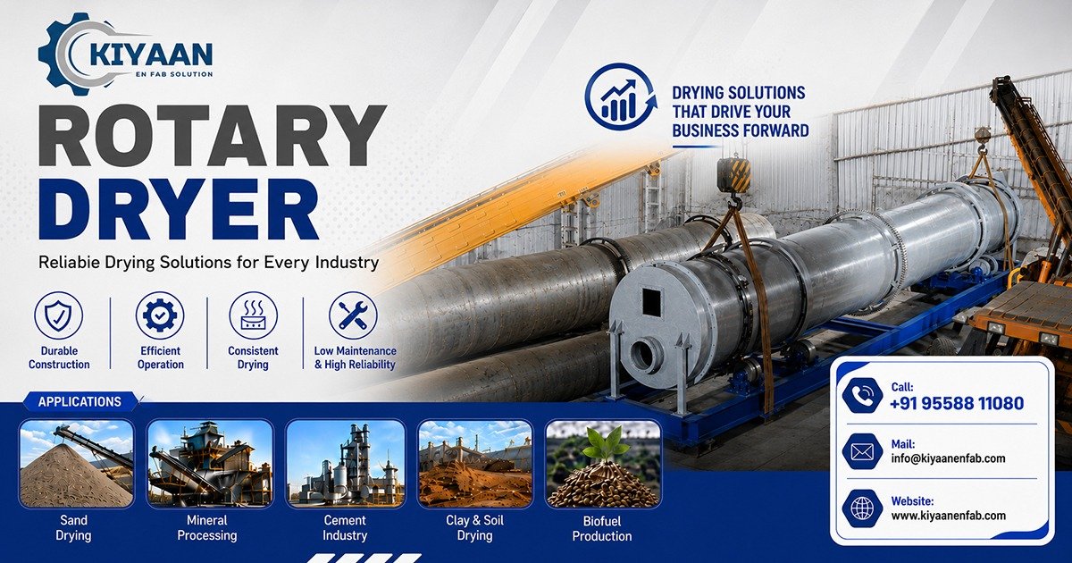 Rotary Dryer Machine Manufacturer in India
