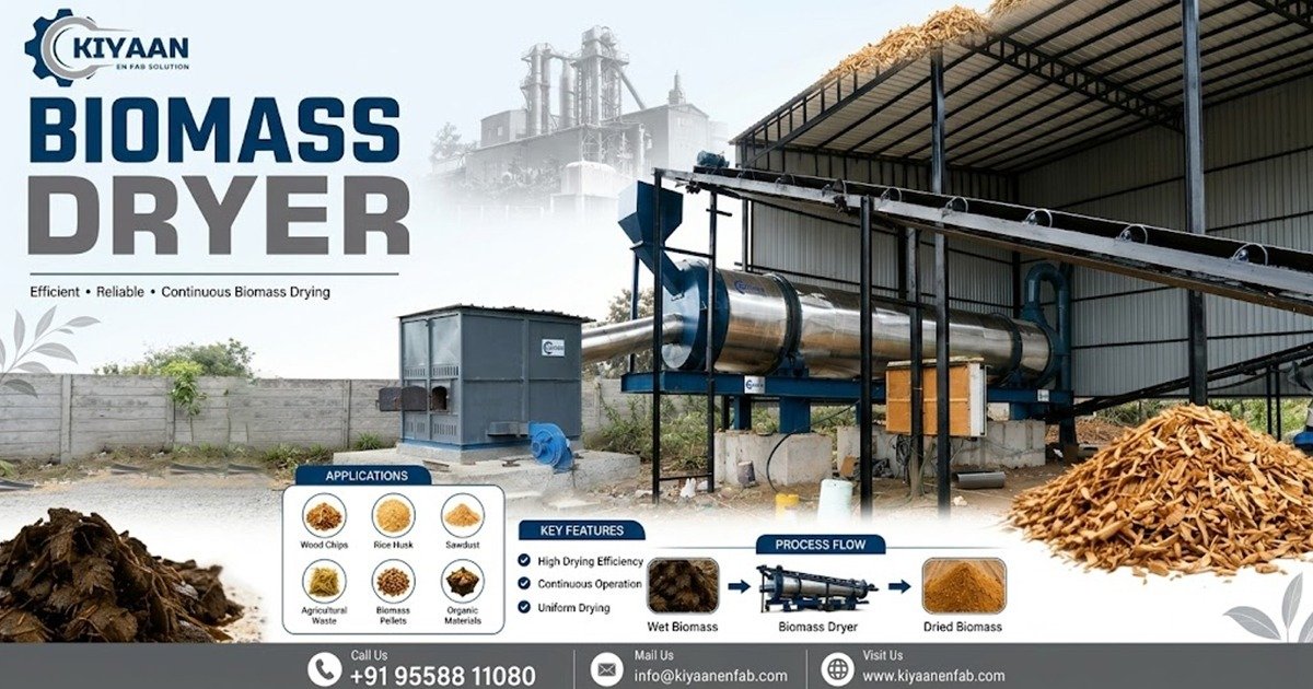 Biomass Dryer Manufacturer in India