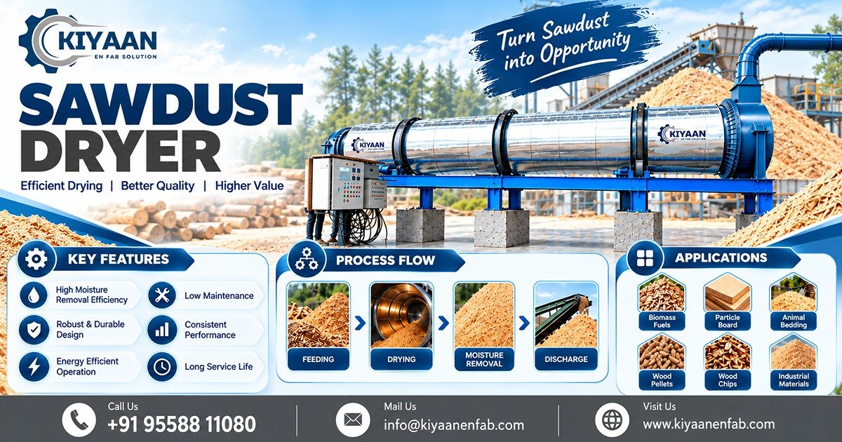 Sawdust Dryer in Indonesia