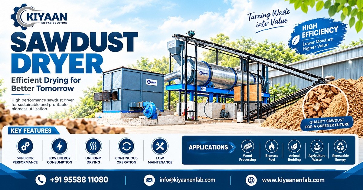 Sawdust Dryer Manufacturer in India